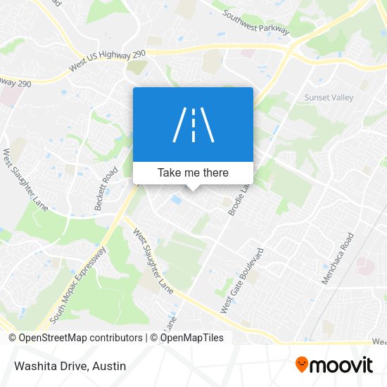 Mapa de Washita Drive