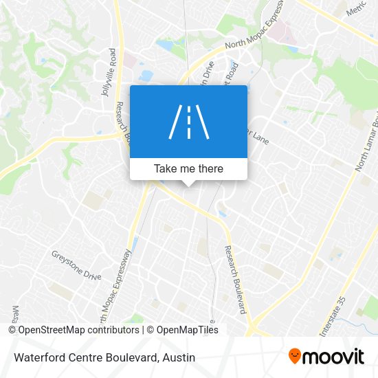 Waterford Centre Boulevard map