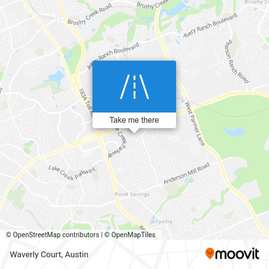 Mapa de Waverly Court