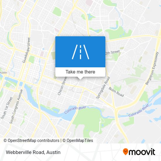 Mapa de Webberville Road