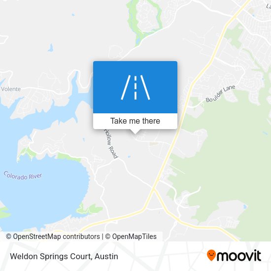 Mapa de Weldon Springs Court