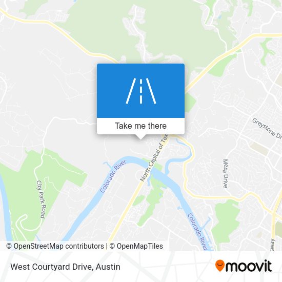 West Courtyard Drive map