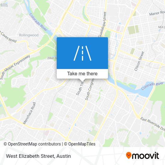 Mapa de West Elizabeth Street