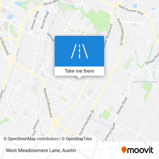 Mapa de West Meadowmere Lane