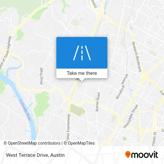 West Terrace Drive map