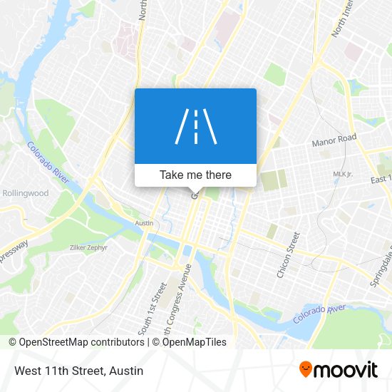 Mapa de West 11th Street