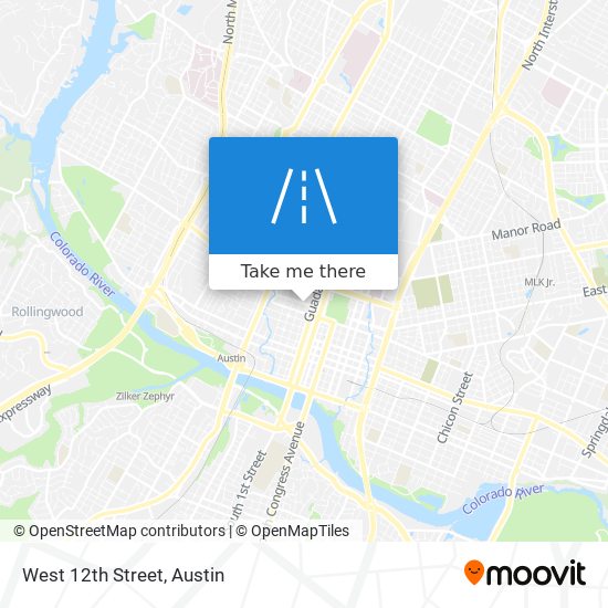 West 12th Street map