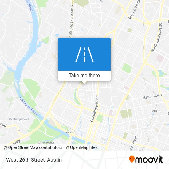 Mapa de West 26th Street
