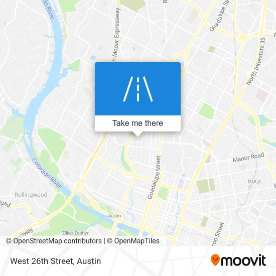 West 26th Street map