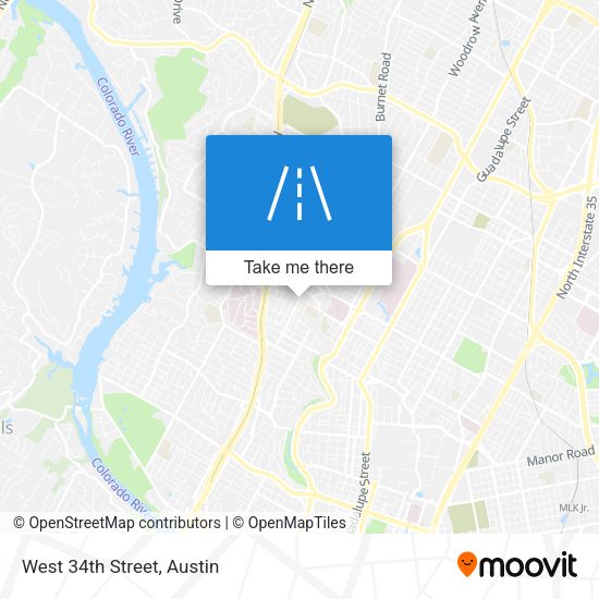 Mapa de West 34th Street