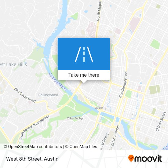 Mapa de West 8th Street