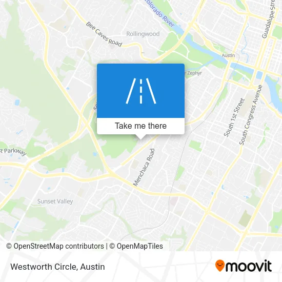 Westworth Circle map