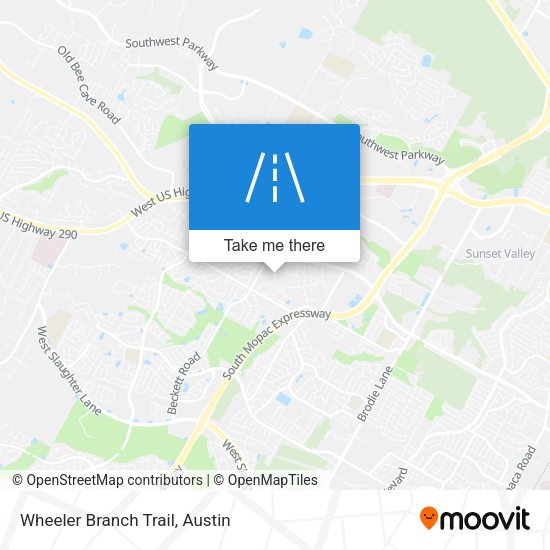 Mapa de Wheeler Branch Trail