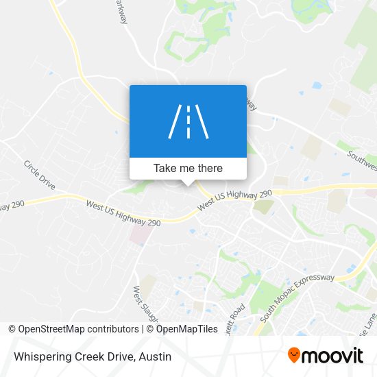Whispering Creek Drive map