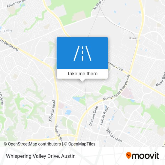 Whispering Valley Drive map