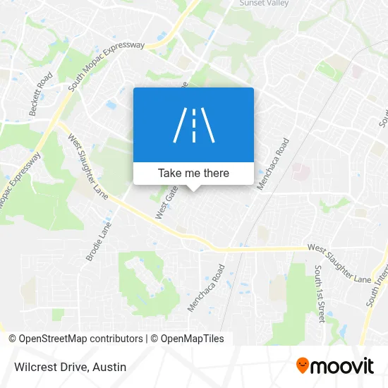 Wilcrest Drive map