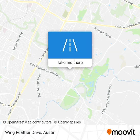 Wing Feather Drive map