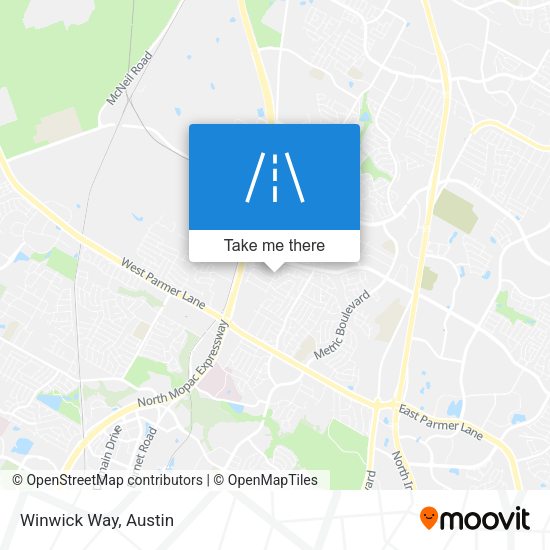 Mapa de Winwick Way