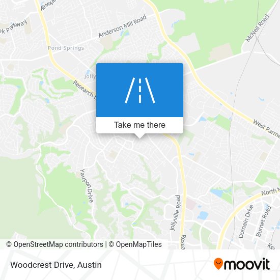 Woodcrest Drive map