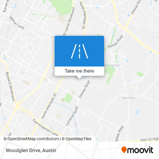 Woodglen Drive map