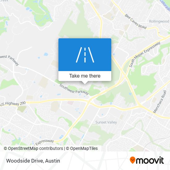 Mapa de Woodside Drive