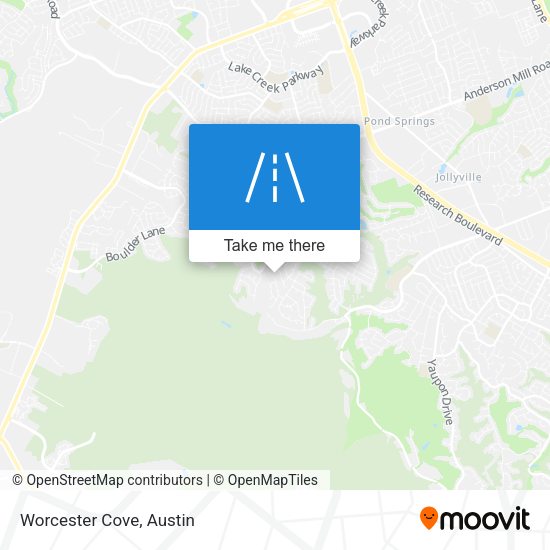 Mapa de Worcester Cove