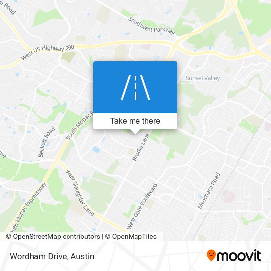 Mapa de Wordham Drive