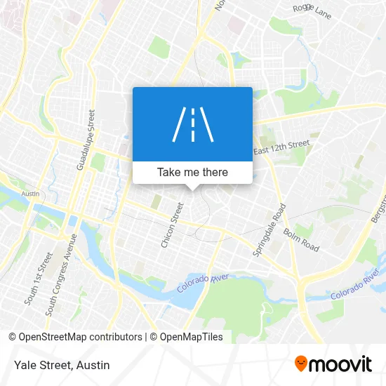 Yale Street map