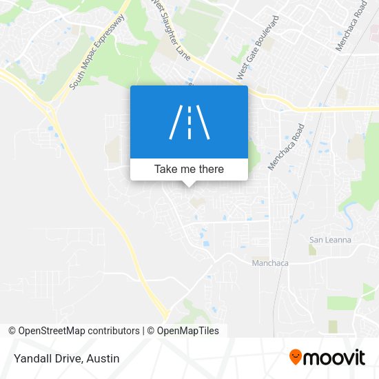 Mapa de Yandall Drive