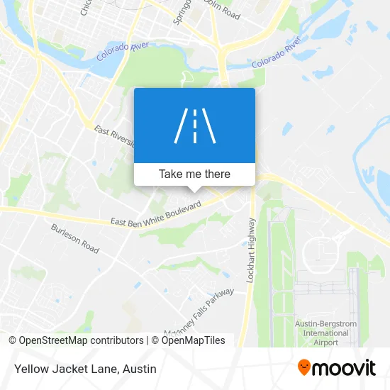 Yellow Jacket Lane map