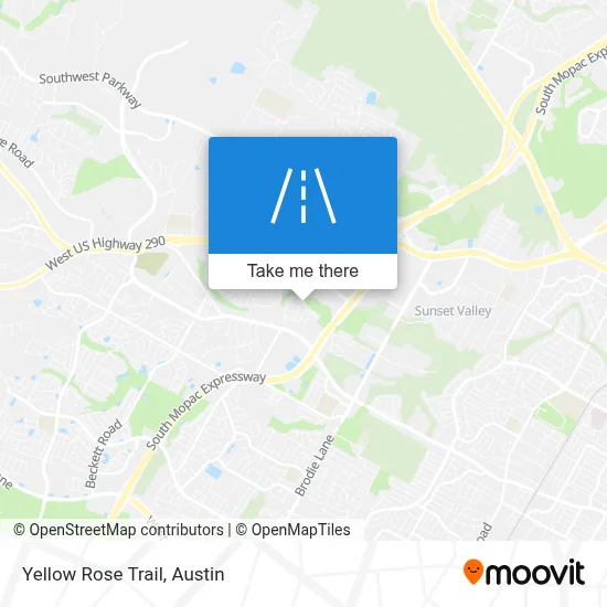 Yellow Rose Trail map