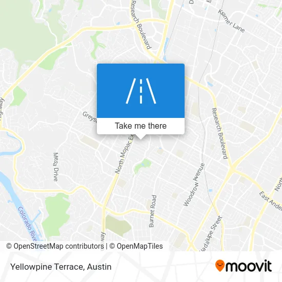 Yellowpine Terrace map