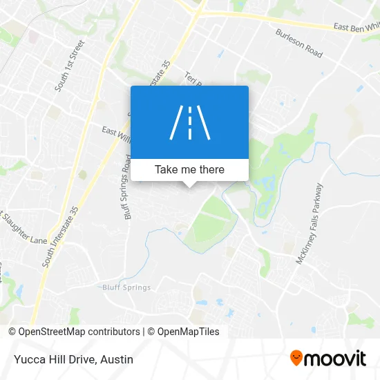 Yucca Hill Drive map