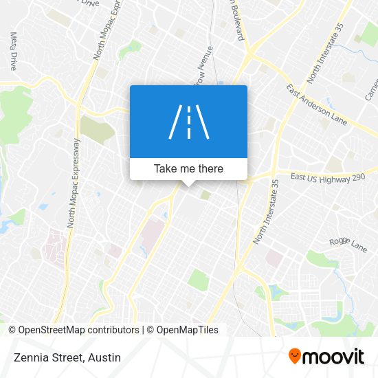 Mapa de Zennia Street