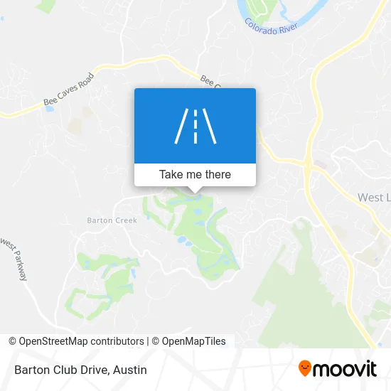 Barton Club Drive map