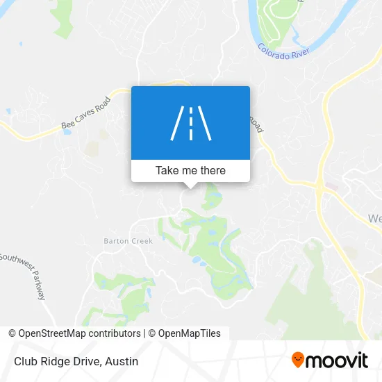 Club Ridge Drive map