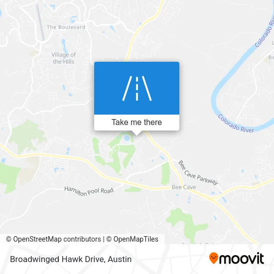 Broadwinged Hawk Drive map