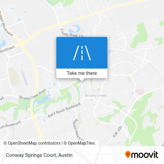 Conway Springs Court map