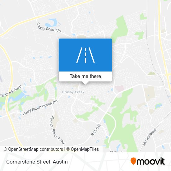 Mapa de Cornerstone Street