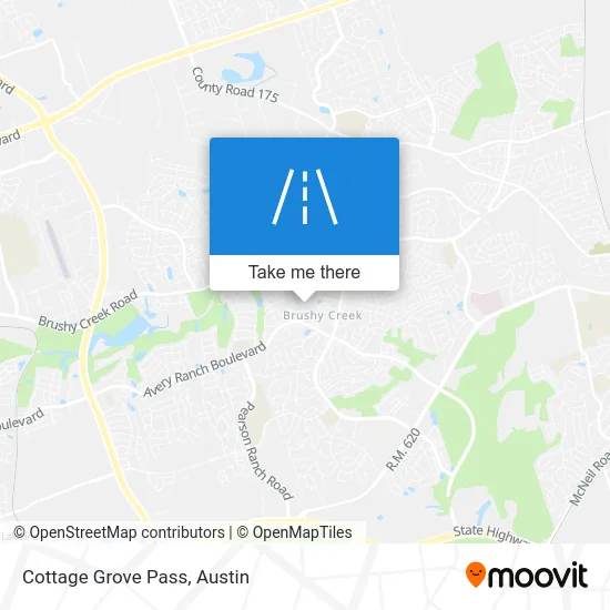 Cottage Grove Pass map