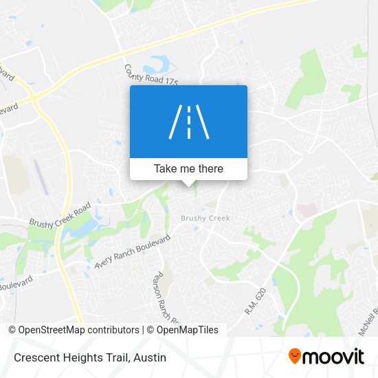 Crescent Heights Trail map