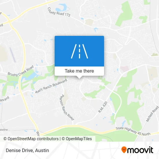 Denise Drive map
