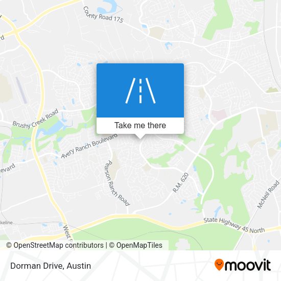 Dorman Drive map