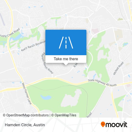 Mapa de Hamden Circle