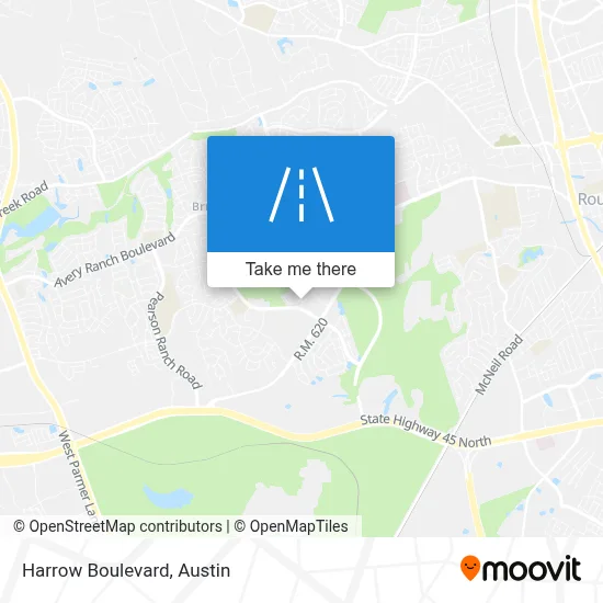 Harrow Boulevard map