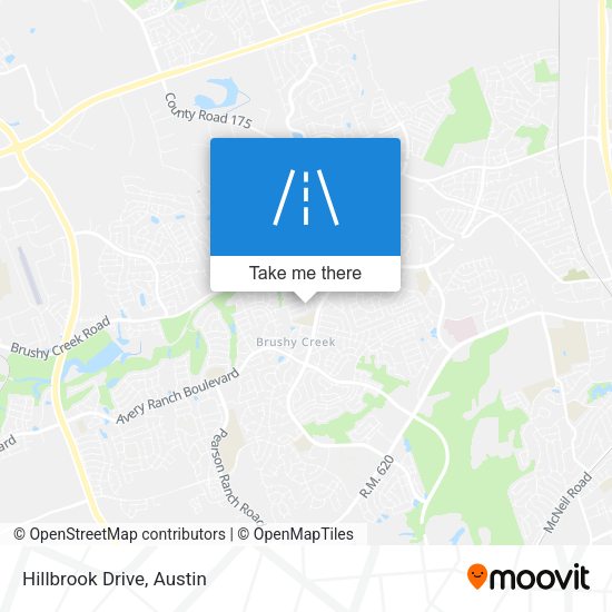 Mapa de Hillbrook Drive