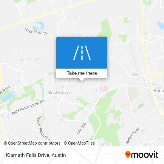 Mapa de Klamath Falls Drive