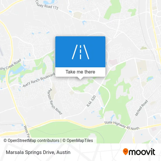 Marsala Springs Drive map