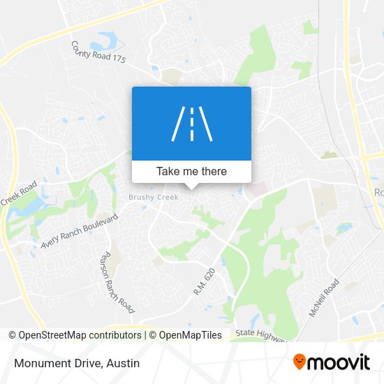 Mapa de Monument Drive