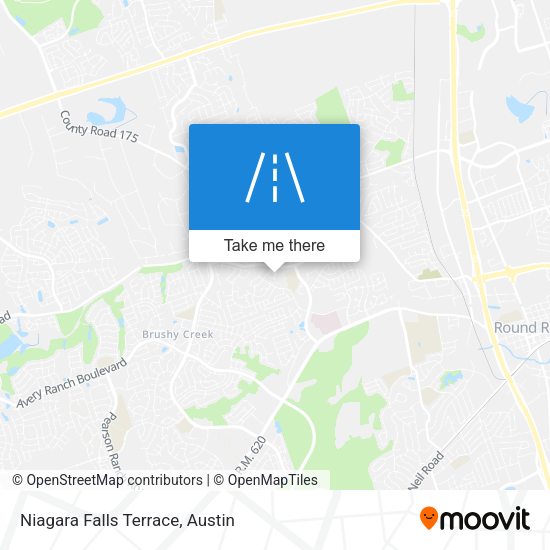 Niagara Falls Terrace map